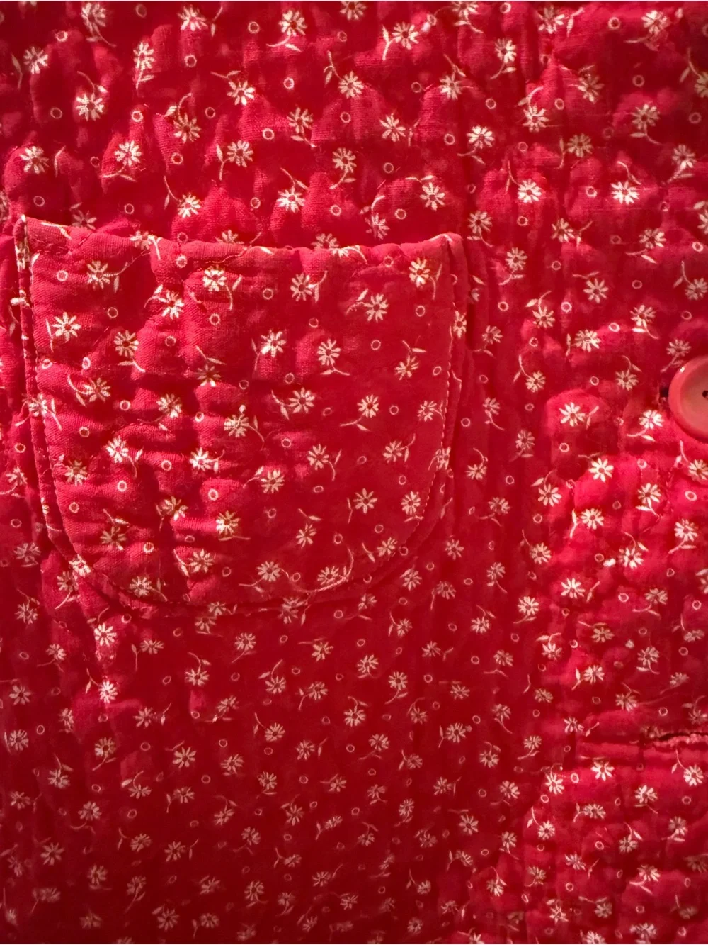 2 Vintage 1970s bathrobes, Set of 2, Handmade, girls size 4-6. Blue and red